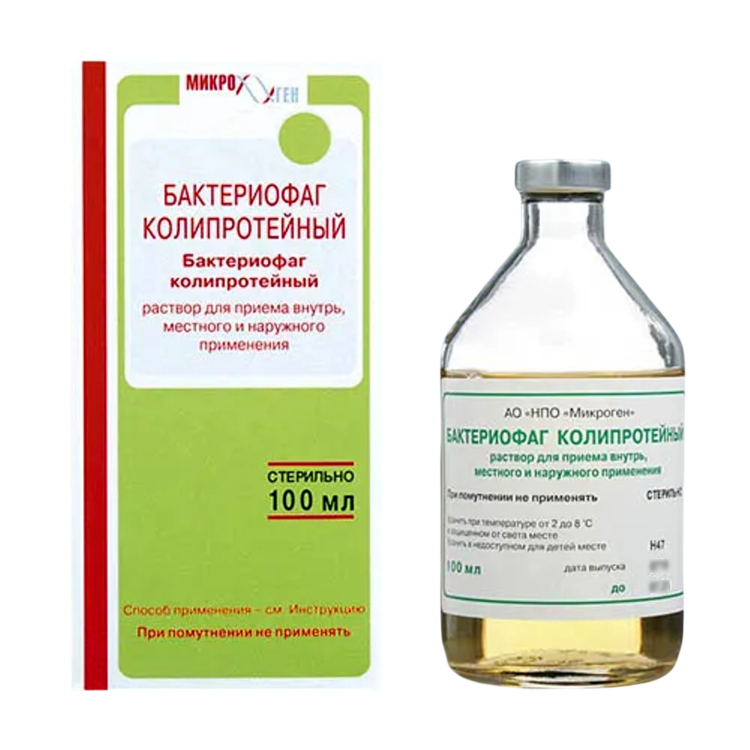 Бактериофаг колипротейный 100мл
