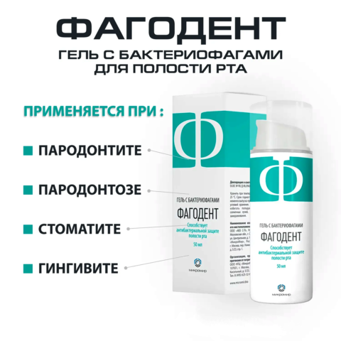 Фагодент гель